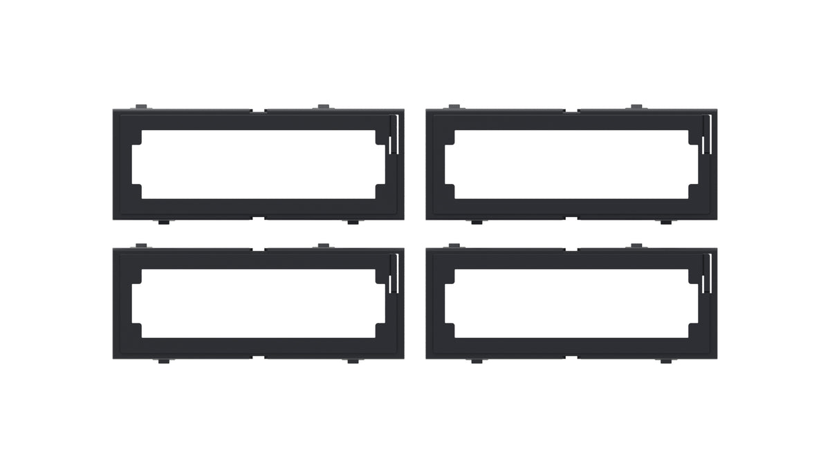CommScope 760238659 | Module Adapter (4 pcs) for Fiber Adapters, Black