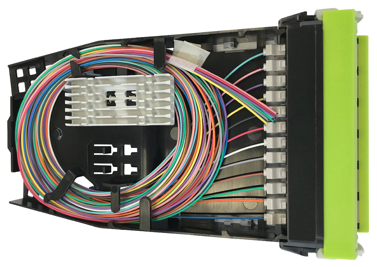 CommScope 760245403 | G2 Splice Cassette, 12LC with internal shutters, OM5, with pigtails