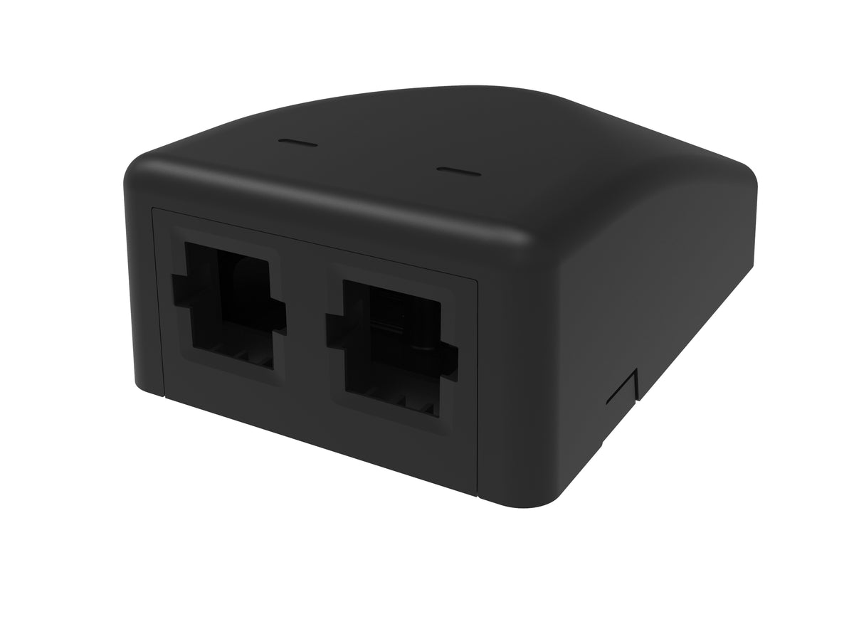 CommScope 760246268 | Surface Mount Box, universal, two ports, black