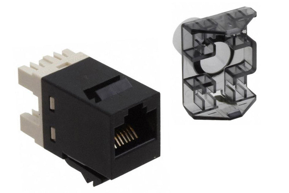 CommScope 760248369 | SL-Series Modular Jack, RJ45, Cat6 Unshielded, Black (24 ea/pkg)