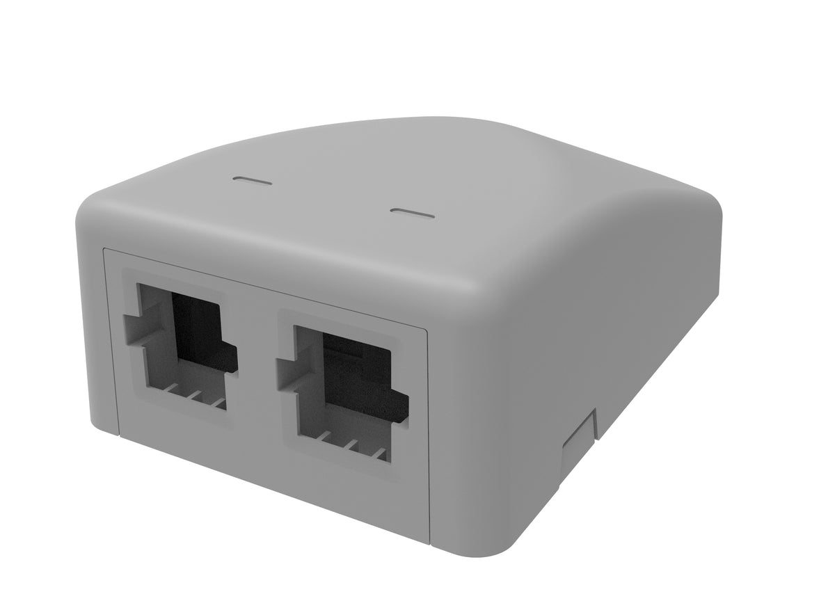 CommScope 760248526 | Surface Mount Box, universal, two ports, gray