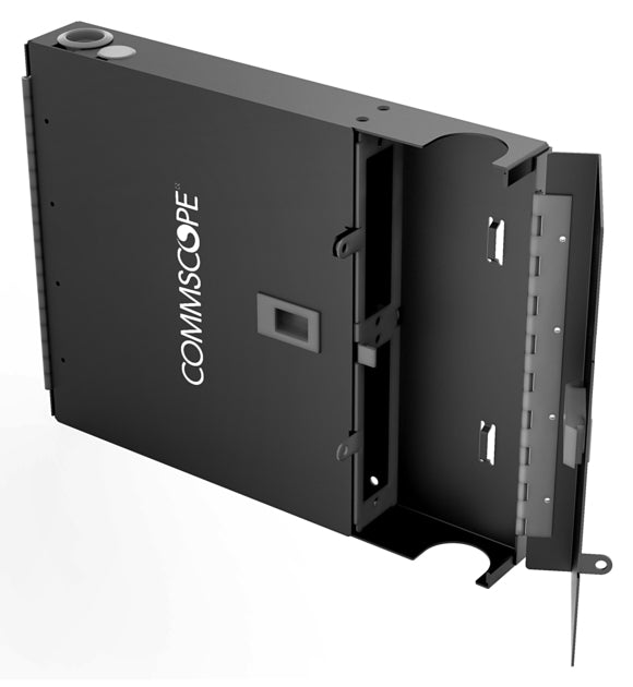 CommScope 760248905 | Wall Mount Building Enclosure Configured for Two Lgx/1000 Style Modules, Splice Cassettes or Adapter Packs