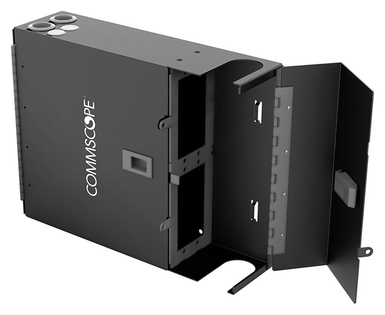 CommScope 760248906 | Wall Mount Building Enclosure Configured for Four Lgx/1000 Style Modules, Splice Cassettes or Adapter Packs