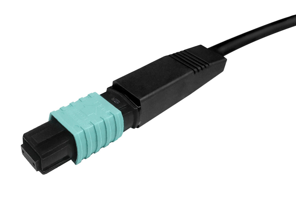 CommScope 760248915 | Qwik-Fuse Mpo Connector, Pinned, Om3/4/5, Aqua, Bare Ribbon, Male Single Pack