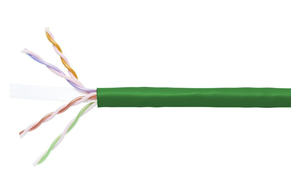 CommScope 760249102 | Gigaspeed XL 2071e ETL Verified Category 6 U/UTP Cable, Plenum, Green Jacket, 4 Pair Count, 1000 Feet (305 M) Length