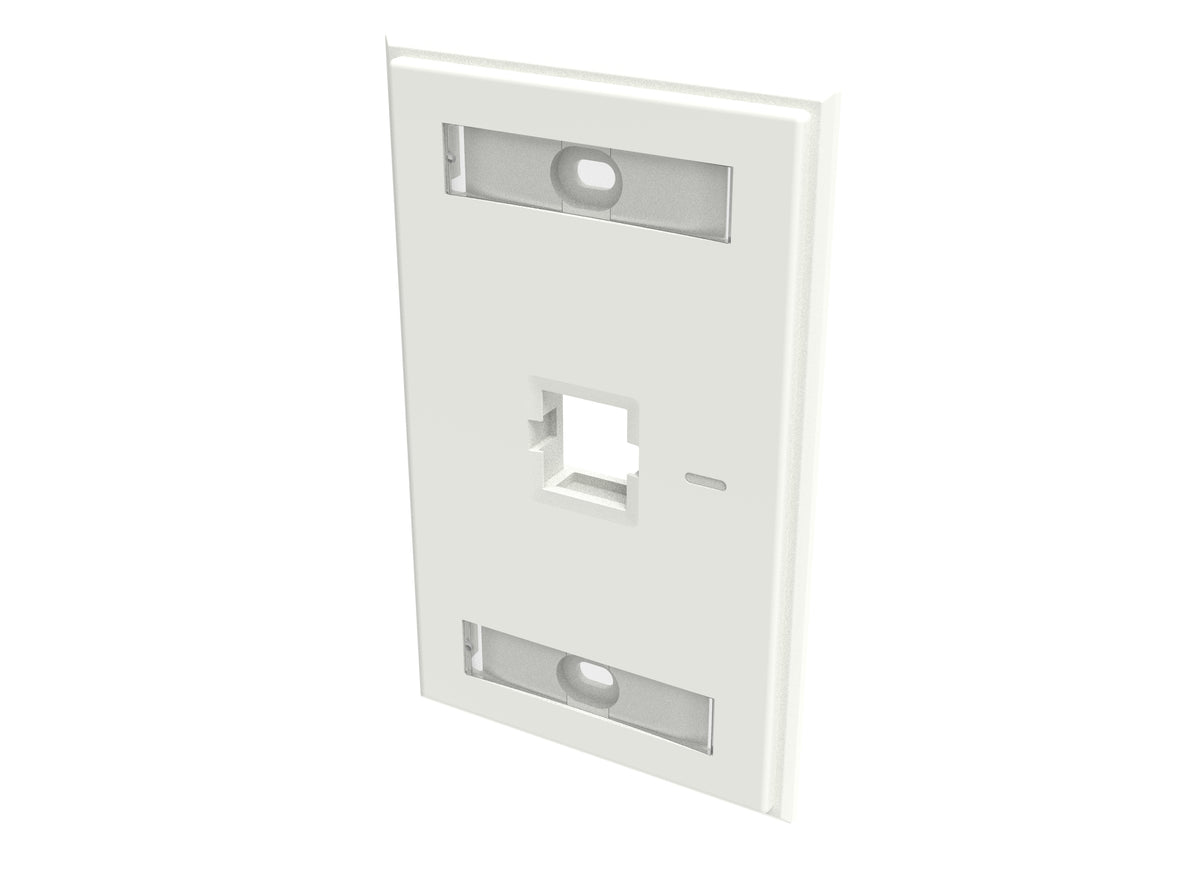 CommScope 760249128 | Faceplate Kit, Labelled, 1 Gang, 1 Port, Electrical White