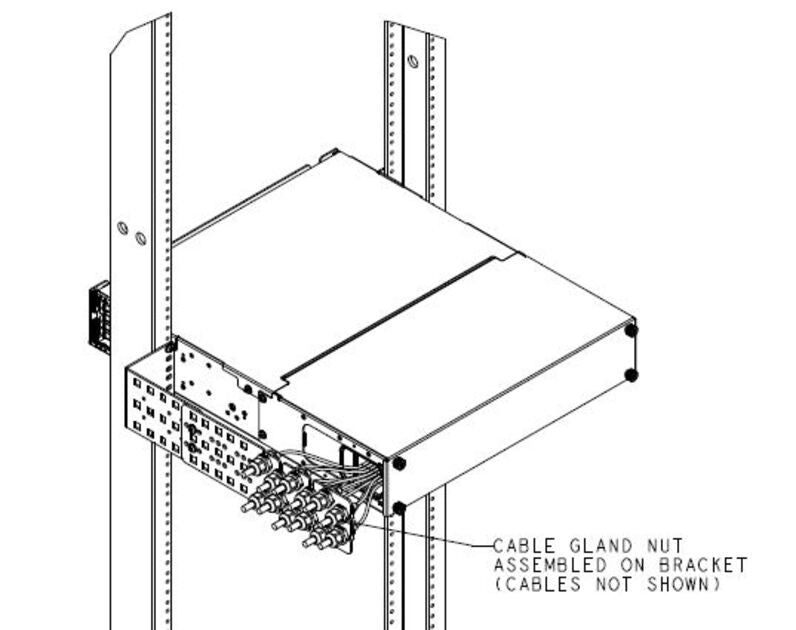 CommScope 760250738 | 12 Position Cable Gland Mounting Bracket. for Use with 3/8" Cable Gland