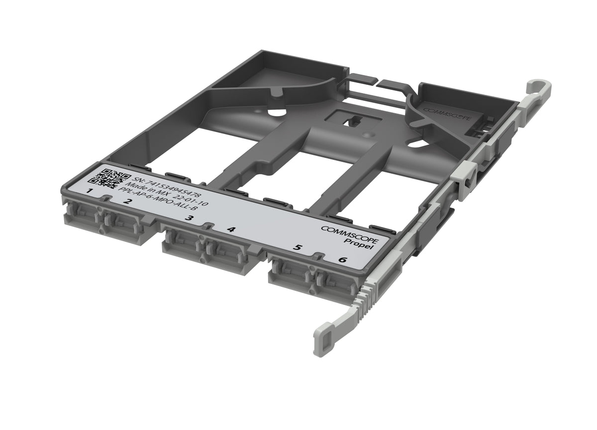 CommScope 760252372 | Propel pass-through adapter pack, 6 MPO8-12-24 ports, Type B