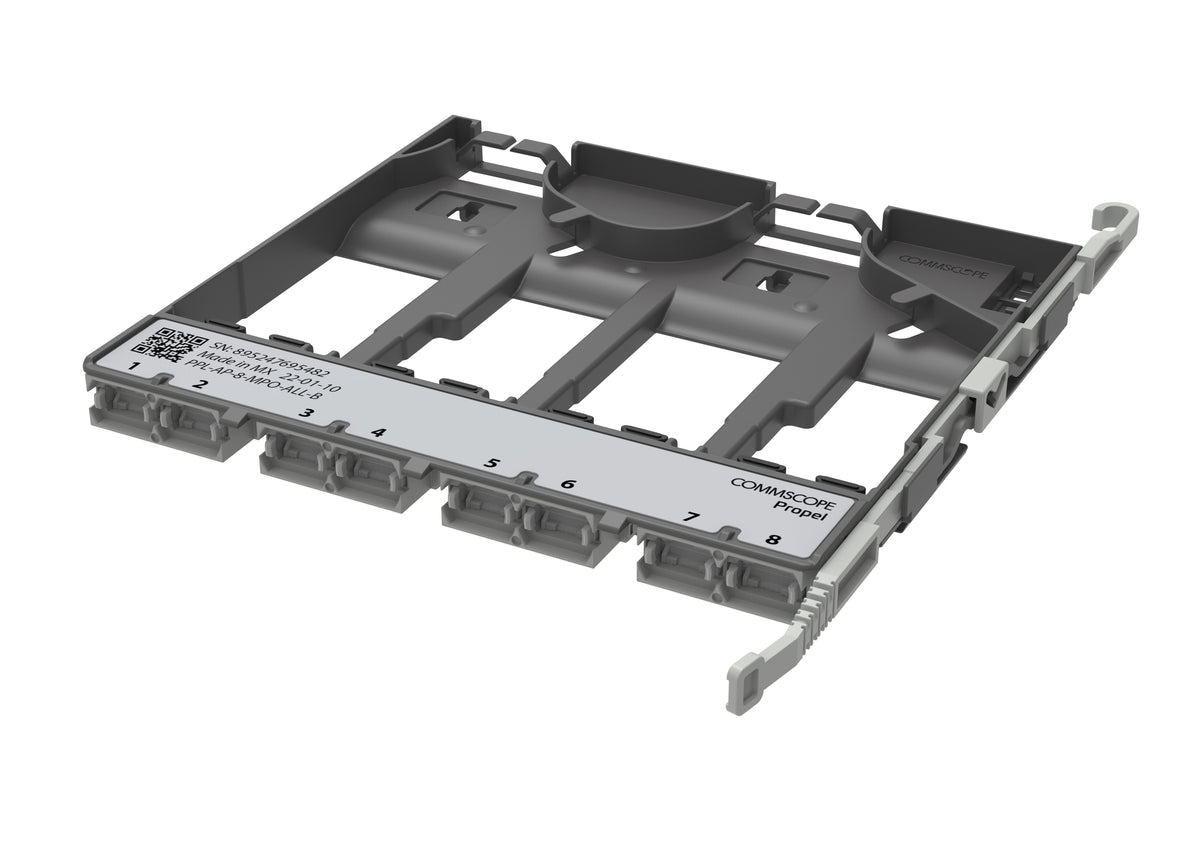 CommScope 760252373 | Propel pass-through adapter pack, 8 MPO8-12-24 ports, Type B
