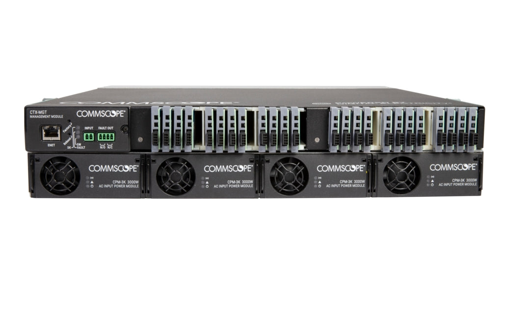 CommScope 760254285 | Constellation Power Transmitter Chassis, Capable of Energizing up to Ten Enclosures with Management Module