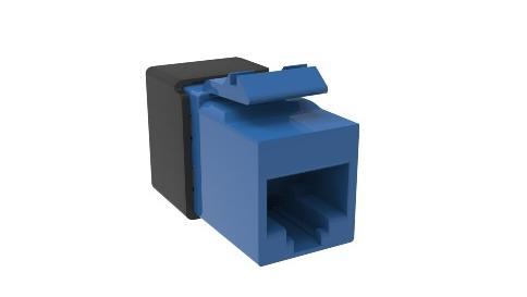 CommScope 760257197 | SL-Series Modular Jack, RJ45, Cat6A Unshielded, Blue