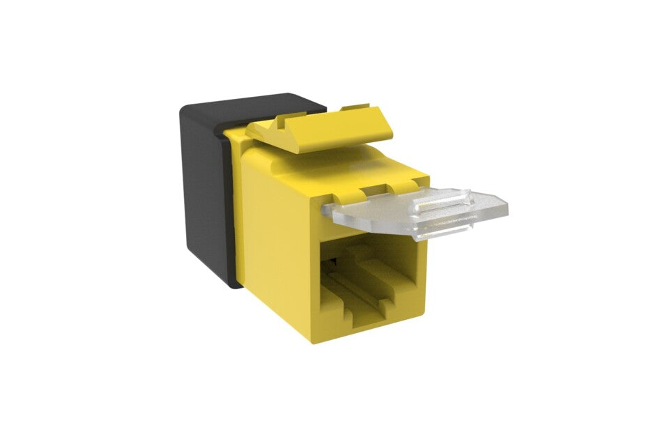 CommScope 760257231 | SL-Series Modular Jack, Rj45, Cat6A Unshielded, With Dust Cover, Yellow