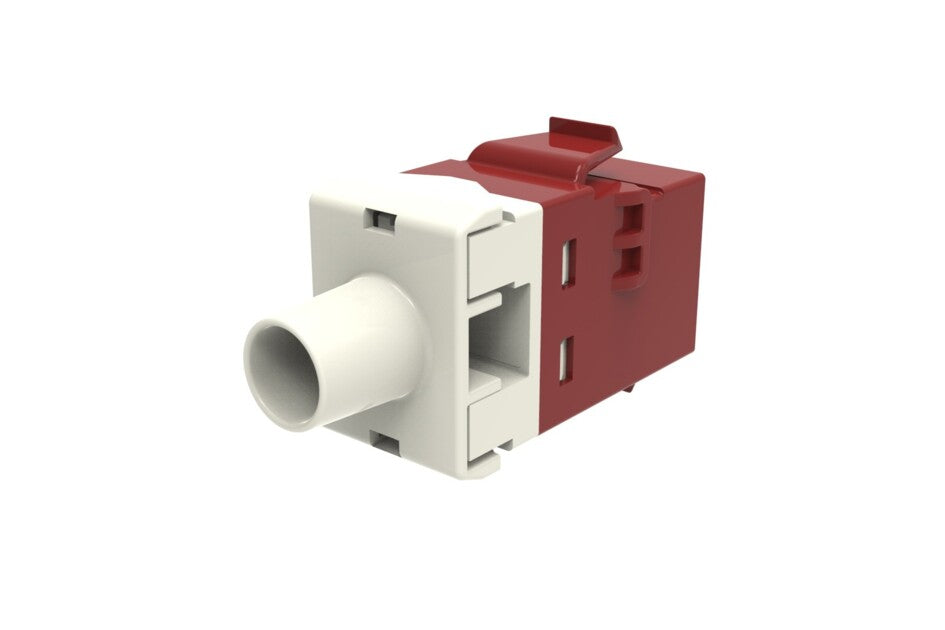 CommScope 760257282 | KJ-Series Modular Jack, RJ45, Cat6 Unshielded, Red
