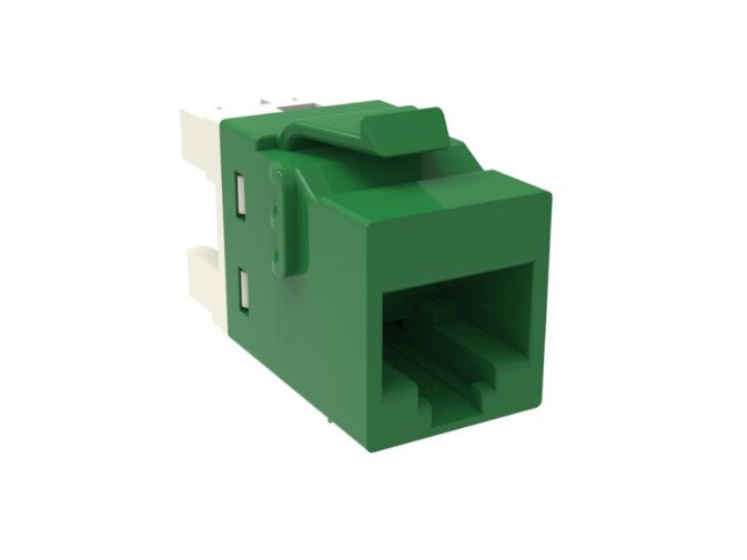 CommScope 760257284 | KJ-Series Modular Jack, RJ45, Cat6 Unshielded, Green
