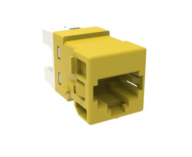 CommScope 760257303 | M-Series Modular Jack, RJ45, Cat 5E Unshielded, Yellow