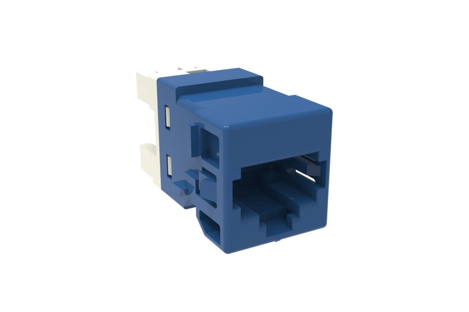 CommScope 760257310 | M-Series Modular Jack, Rj45, Cat6 Unshielded, Blue