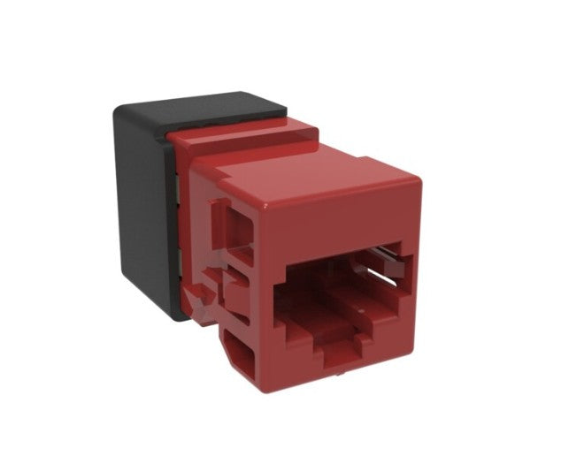 CommScope 760257322 | M-Series Modular Jack, RJ45, Cat6A Unshielded, Red