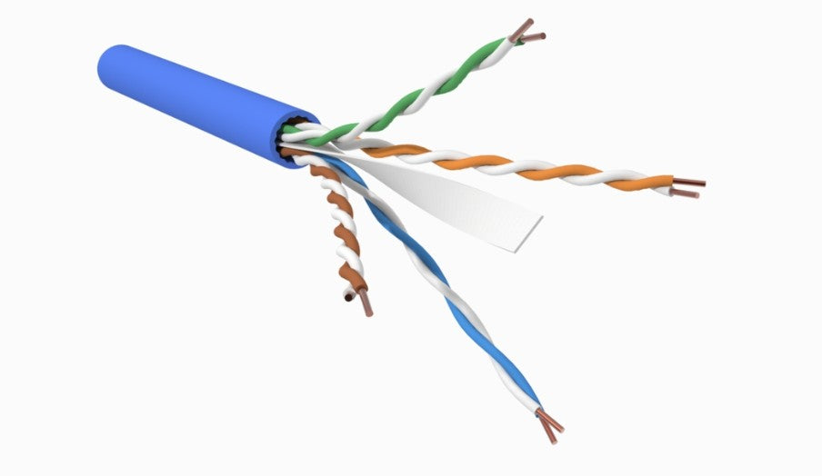 CommScope 760258450 | Systimax Gigaspeed Xl5 2081b Etl Verified Category 6 U/UTP Cable, Plenum, Blue Jacket, 4 Pair Count, 1000 Ft (305 M)
