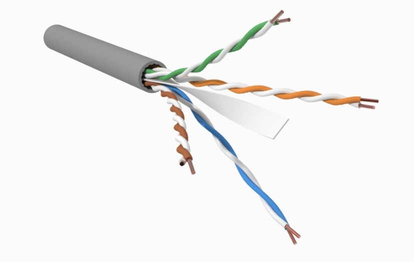 CommScope 760258451 | Systimax Gigaspeed Xl5™ 2081b Etl Verified Category 6 U/utp Cable, Plenum, Slate Jacket, 4 Pair Count, 1000 Ft