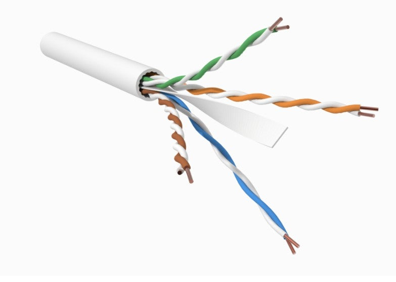 CommScope 760258452 | Systimax Gigaspeed Xl5™ 2081b Etl Verified Category 6 U/utp Cable, Plenum, White Jacket, 4 Pair Count, 1000 Ft