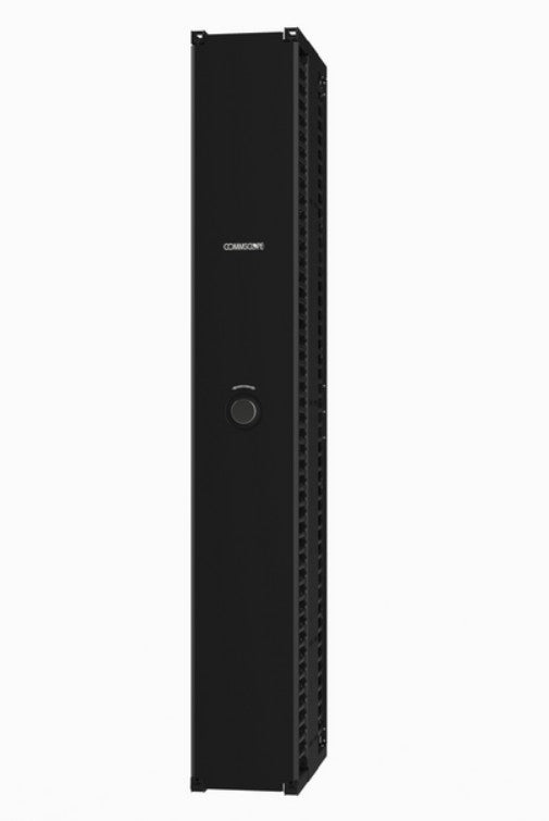 CommScope 760260453 | Cableguide 360 Vertical Cable Management Kit, 12 In X 96 In (305 Mm X 2438 Mm) Double Sided, With Doors, Black