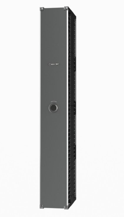 CommScope 760260454 | Cableguide 360 Vertical Cable Management Kit, 12 In X 96 In (305 Mm X 2438 Mm) Double Sided, With Doors, Silver