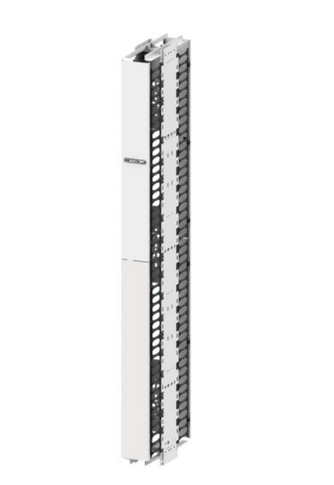 CommScope 760260765 | Cableguide Essential, Vertical Cable Management Kit, 6 Inch X 84 Inch Double Sided, With Twin Covers, White