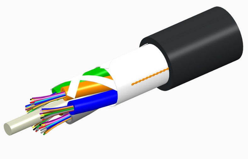 CommScope 8107361/DB | Fiber OSP cable, LightScope ZWP Single Jacket All-Dielectric, 60 Fiber, Gel-Free, Stranded Loose Tube, Singlemode