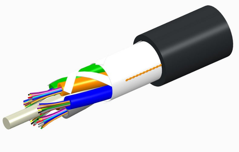 CommScope 8107367/DB | Fiber OSP cable, LightScope ZWP Single Jacket All-Dielectric, 288 Fiber, Gel-Free, Stranded Loose Tube, Singlemode