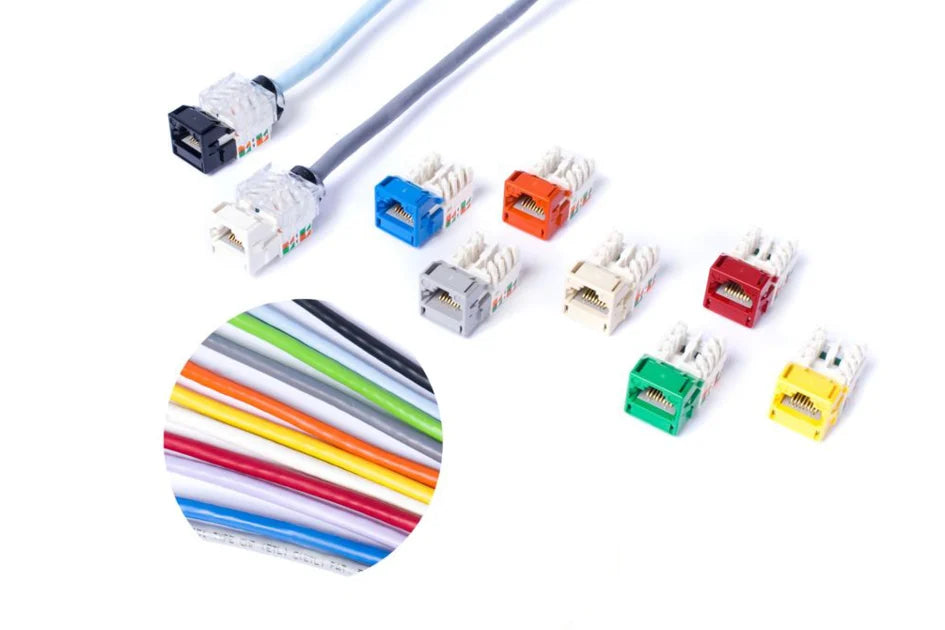 CommScope CPC3282-88F003 | GigaSPEED XL Cord, GS8E Plug to MGS400 Information Outlet on 1071 Solid Cable