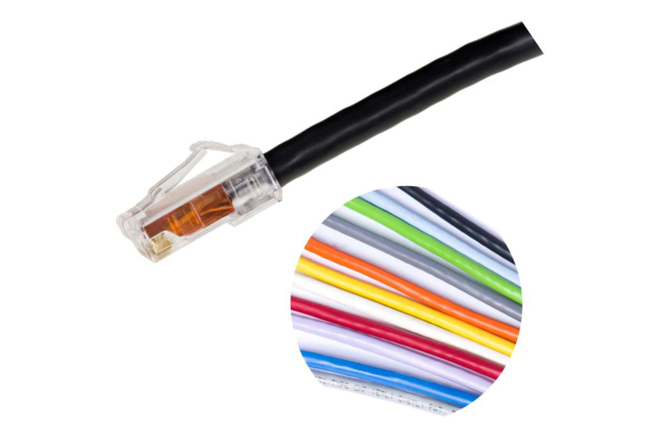 CommScope CPC3382-04F185 | GigaSPEED XL GS8E Solid Cable, Modular Patch Cord, 185ft
