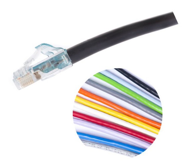 CommScope CPCSSY2-0MF007 | GigaSPEED X10D Cat 6A 360GS10E Solid Plenum Cordage Modular Patch Cord