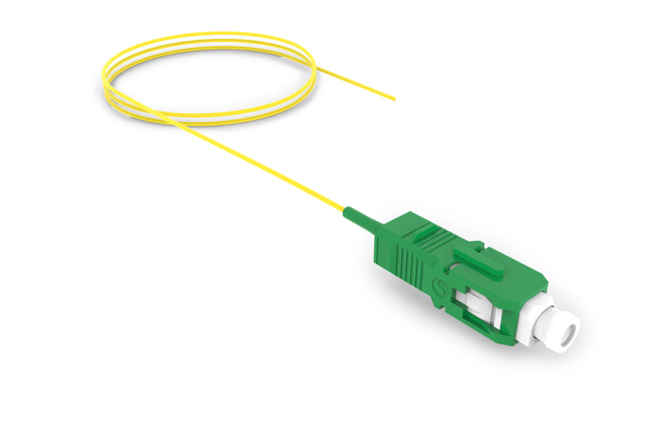 CommScope FBWSAUC11JXM001 | TeraSPEED SC APC to Unconnectorized, Fiber Pigtail, 0.9mm SBJ