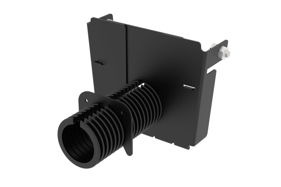 Commscope FGSB-KT03-A1 | FiberGuide 2in Flex Tube Attachment, 4x4in, 5ft Length, Black