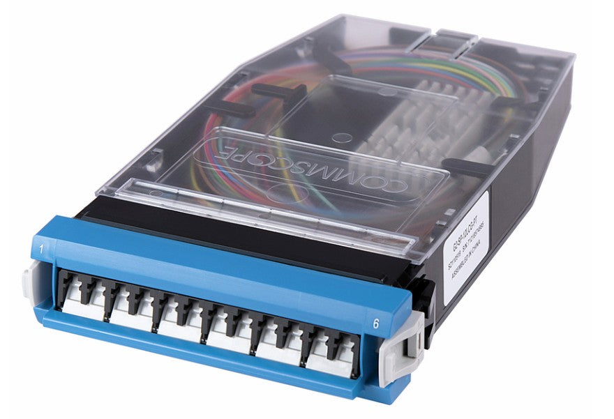 CommScope TA-760245401 | G2 Splice Cassette, 12LC/UPC with internal shutters, OS2, with pigtails