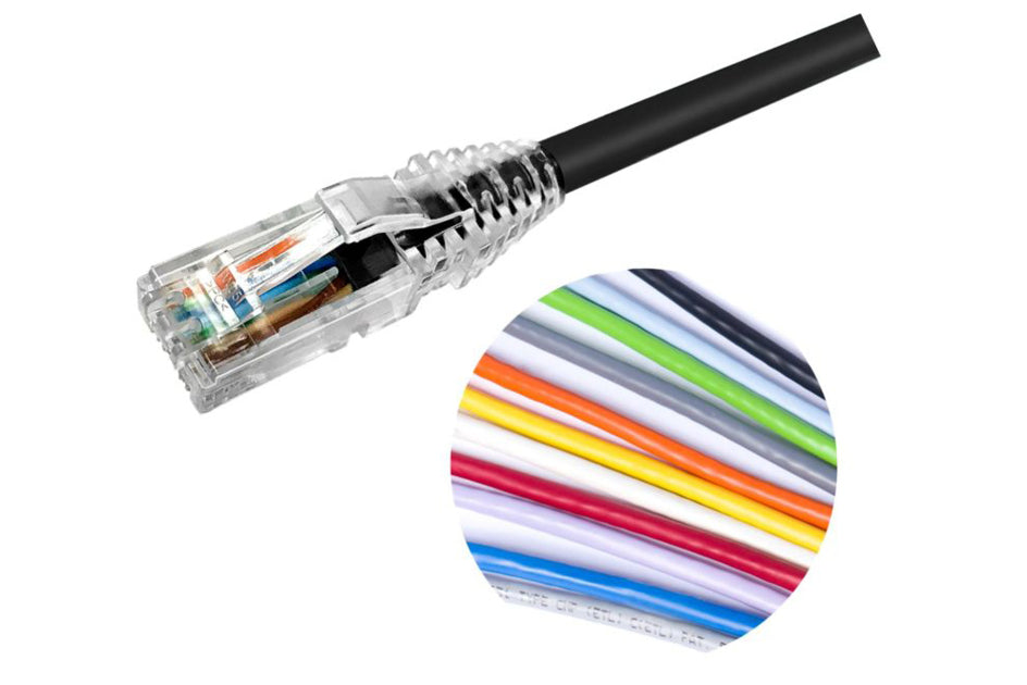 CommScope UC1BBC2-0ZF040 | Uniprise Category 6 U/UTP Patch Cord, RJ45 to RJ45, 4-Pair, Plenum, 40 Feet