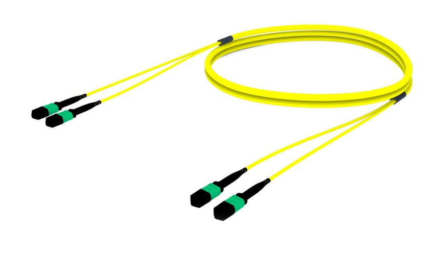 CommScope UGGMXMXAFJBF082 | 24f, OS2, ULL, MPO(m)-MPO(m) plenum, Yellow, 82ft