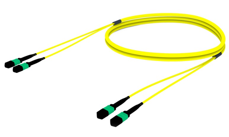 CommScope UGGMXMXAFJBF492 | Ultra Low Loss (ULL) Singlemode MPO12 (Pinned) to MPO12 (Pinned), Fiber Trunk Cable Assembly, 24-Fiber, Plenum