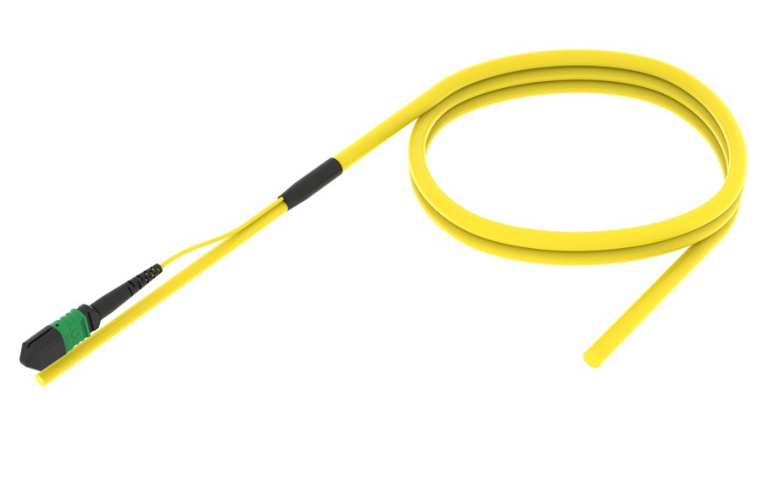 CommScope UGGRXUCZRJHM430 | Hybrid Ultra Low Loss Singlemode G.657.A2 MPO 16 to Unconnectorized , 4 Pair 16AWG Constellation Trunk Cable Assembly