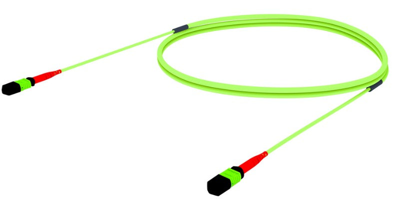 CommScope UGV2X2XBFNBF050 | Ultra Low Loss (ULL) OM5 MPO24 (Pinned) to MPO24 (Pinned), Fiber Trunk Cable Assembly, 24-Fiber, Plenum