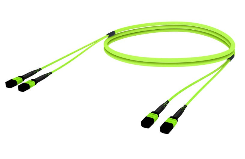 CommScope UGVMXMXAFNBF100 | Ultra Low Loss OM5 MPO12 to MPO12, Fiber Trunk Cable Assembly, 24-Fiber, Plenum