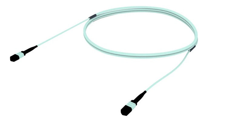 CommScope UGXMPMPADMAF015 | Ultra Low Loss (ULL) OM4 MPO12 (Unpinned) To MPO12 (Unpinned), Fiber Extension Cable Assembly, 12-Fiber, Plenum
