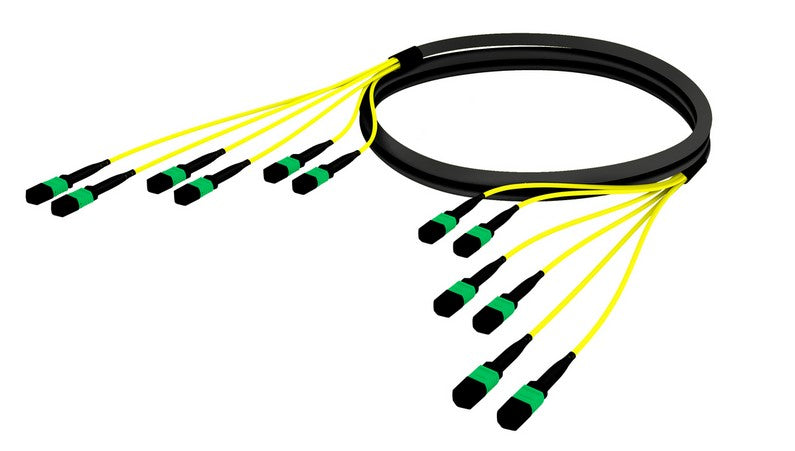 CommScope UJGMXMXDKHCM300 | Ultra Low Loss (ULL) Singlemode, MPO12 Pinned To MPO12 Pinned, MPO12, Fiber Trunk Cable Assembly, 72-Fiber, Indoor/Outdoor, Low Smoke Zero Halogen/Riser