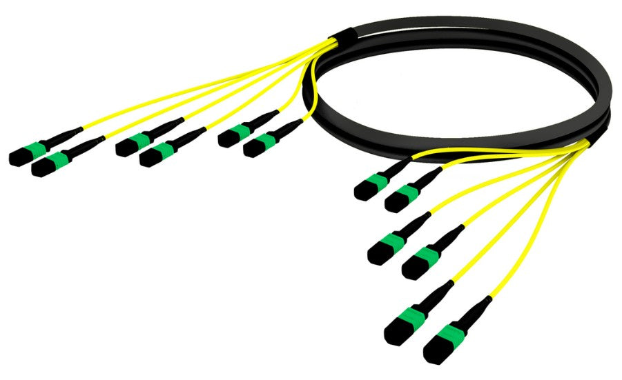 CommScope UJGMXMXDKHVM385 | Ultra Low Loss (ULL) Singlemode, MPO12 Pinned to MPO12 Pinned, MPO12, Fiber Trunk Cable Assembly, 72-Fiber