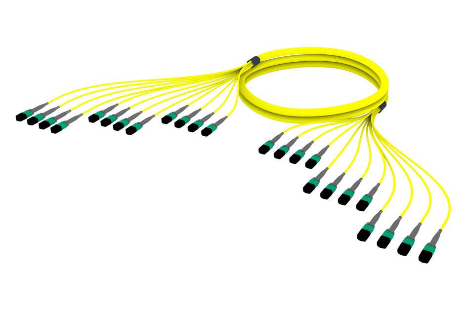 CommScope UJGQXQXQLJCM032 | Ultra Low Loss Singlemode MPO8 QSFP to MPO8 QSFP, Fiber Trunk Cable Assembly, 96-Fiber, LSZH
