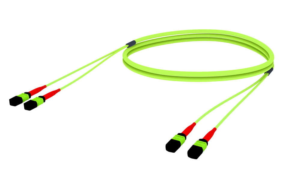 CommScope UJV2X2XBHNBM010 | Ultra Low Loss OM5 MPO24 to MPO24, Fiber Trunk Cable Assembly, 48-Fiber, LSZH