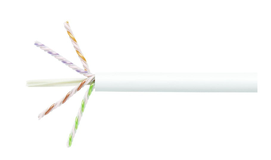 CommScope UN874026884/30 | Verified Category 6A U/UTP Cable, Plenum, White Jacket, 4 Pair Count, 3000 FT (914 M) Length Reel