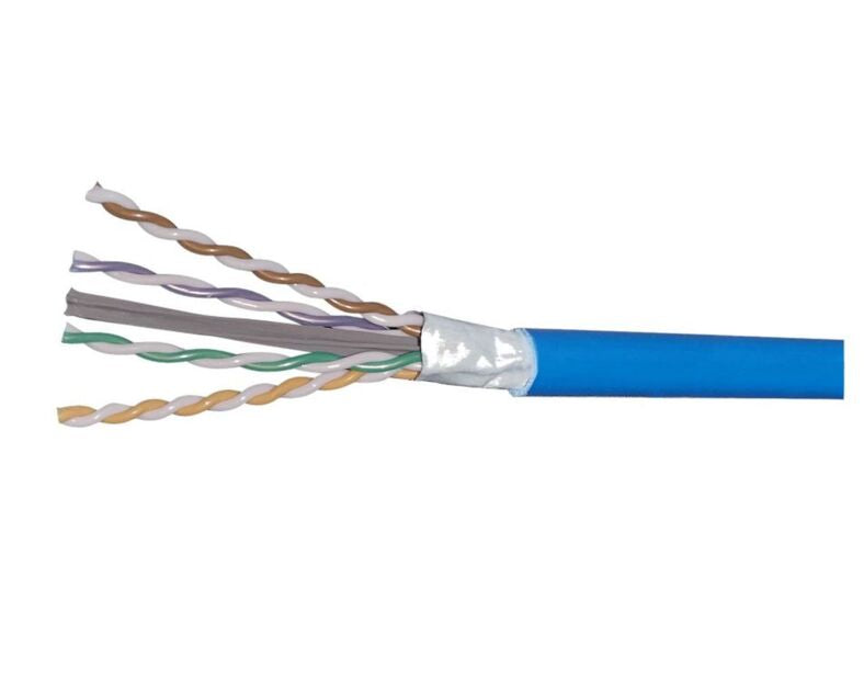 CommScope UN874047914/10 | CS44PSD ETL Verified Category 6A U/UTP Cable, Plenum, Blue Jacket, 4 Pair Count, 1000 ft (305 m) Length