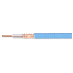 Commscope HL4RPV-50B | HL4-50A, HELIAX Plenum Rated Air Dielectric Coaxial Cable, corrugated copper, 1/2 in, blue PVC jacket