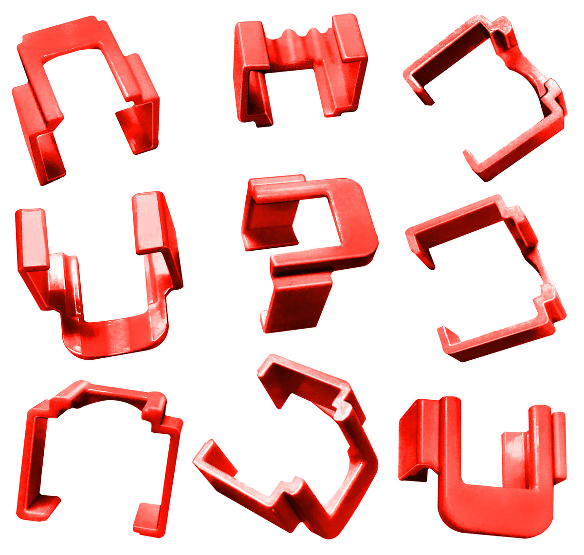 Commscope 2843022-7 Modular Plug Color Clip, Red